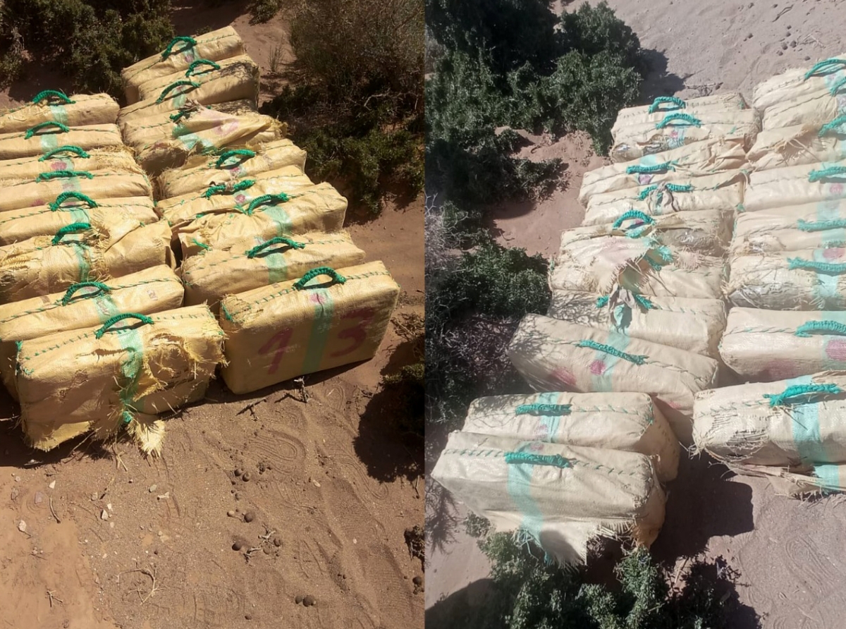 كلميم.. إحباط محاولة تهريب 460 كيلوغرام من الشيرا