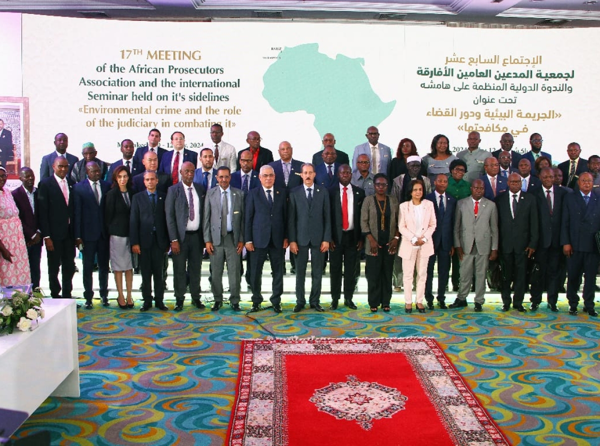 في المؤتمر 17 للجمعية بمراكش المغرب أمينا عاما ومقرا دائما لجمعية المدعين العامين الأفارقة